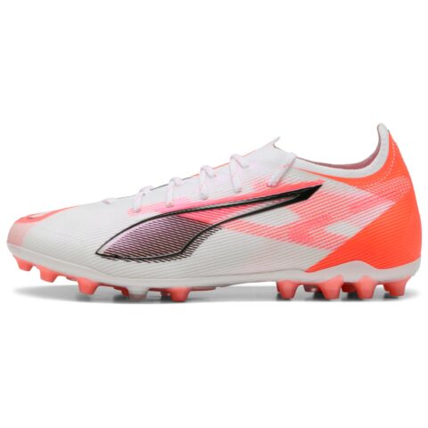 PUMA ULTRA 5 ULTIMATE MG Multi Ground Soccer Shoes Unisex White Orange