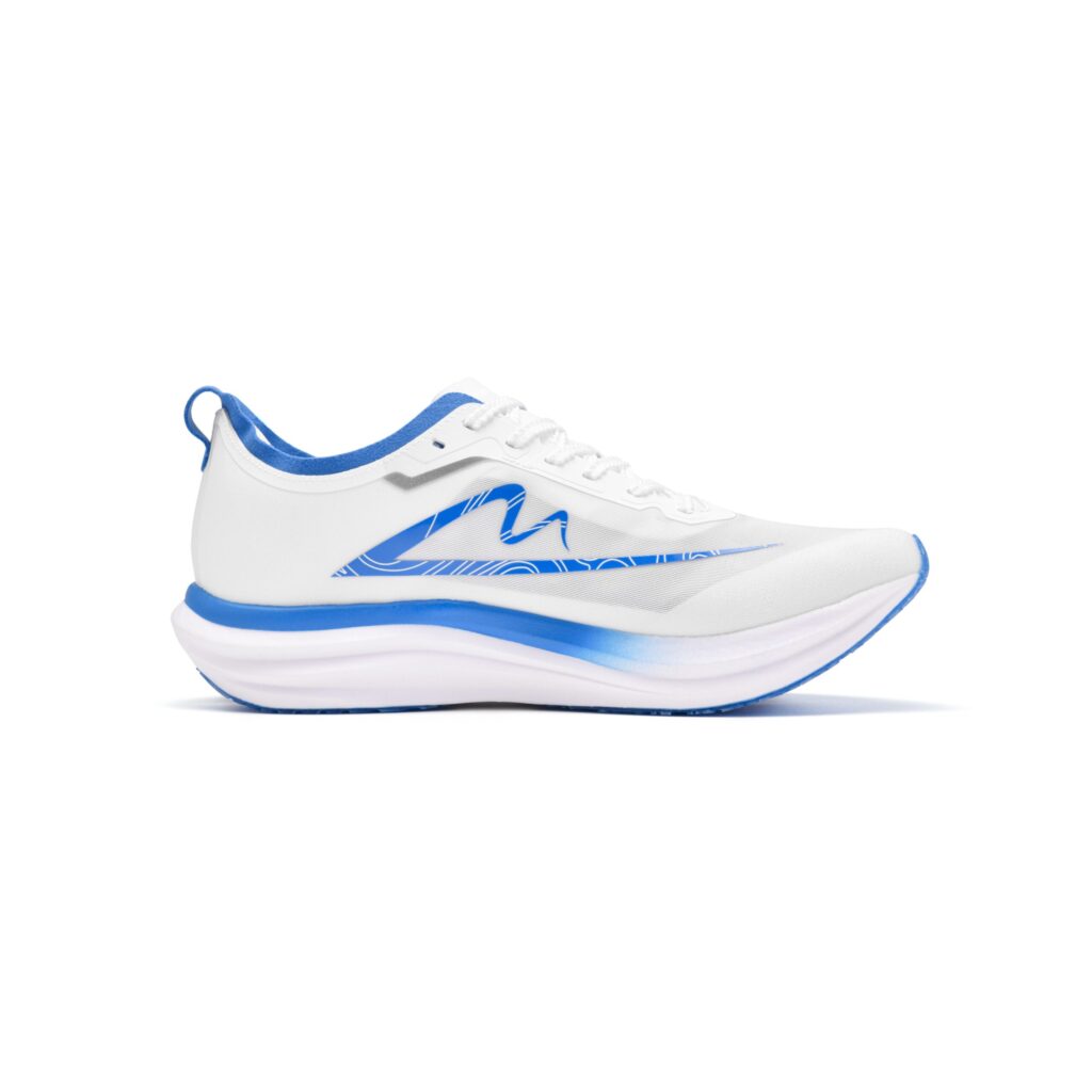 YINSUMAO 3.5 Training Track & Field Competition Running Shoes Unisex Blue And White Porcelain