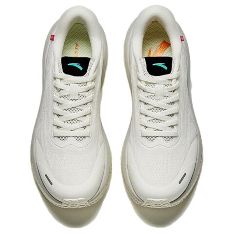 Anta Abrasion Resistant Slip Resistant Low top Casual Running Shoes Women’s Beige