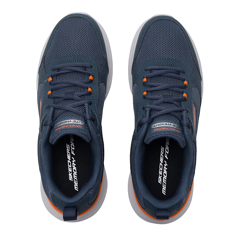 Skechers FLECTION 3.0 Abrasion Resistant Breathable Running Shoes Men’s Marine Blue