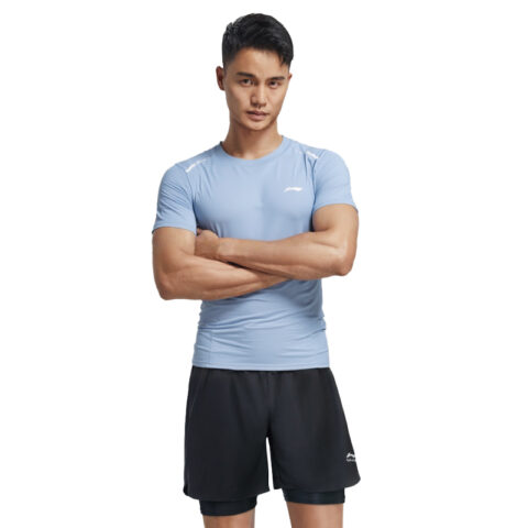 Li Ning Workout Clothing Unisex Light Blue