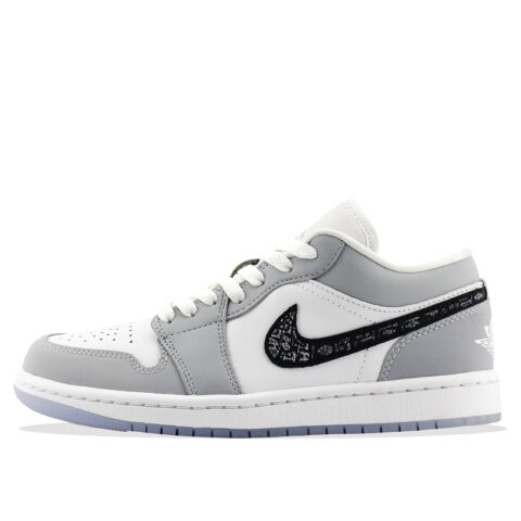 Jordan Air Jordan 1 Low ‘Wolf Grey’ Submerged Anchor Cushioning Slip Resistant Abrasion Resistant