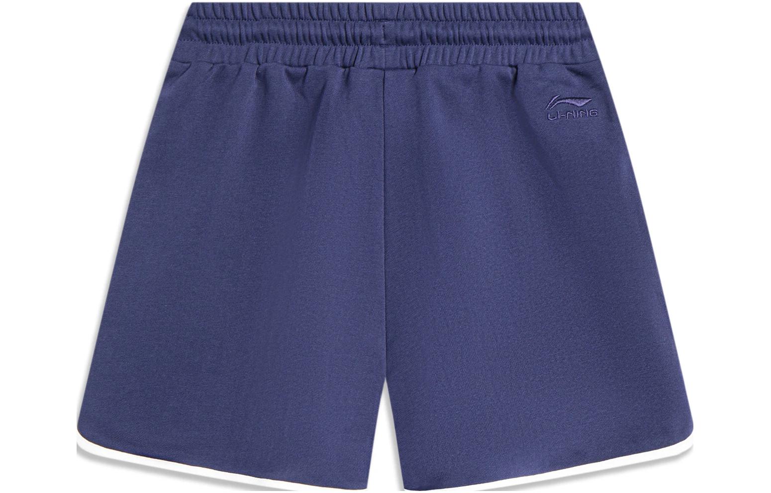 Li Ning Sports Fashion Collection Sports Shorts Women’s Dark Pea Blue