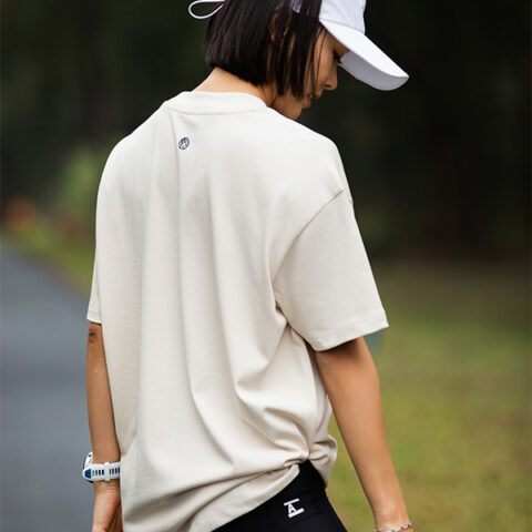 BMAI T Shirt Unisex Light Khaki