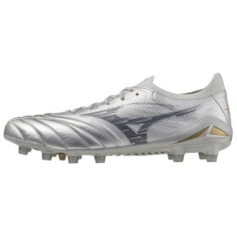 Mizuno Morelia Neo 4 Cushioning Slip Resistant Abrasion Resistant Soccer Shoes Men’s Silver