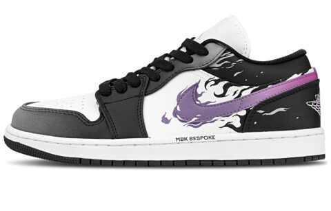 Jordan Air Jordan 1 Synthetic Leather Abrasion Resistant Abrasion Resistant Low top Vintage Basketball Shoes Unisex