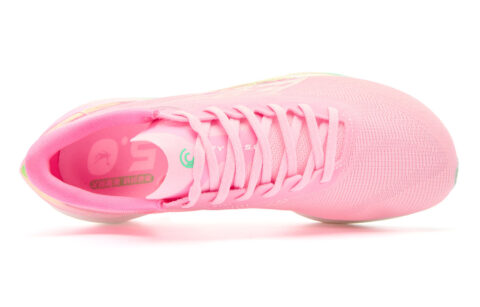 QIAODAN Flying Shadow PB5.0 Mesh Low top Marathon Racing Running Shoes Men’s Pink Green