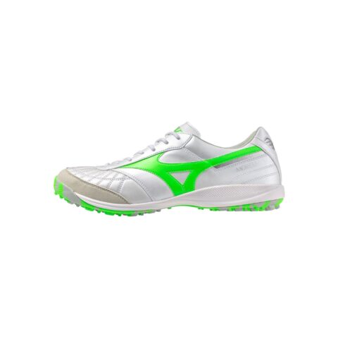 Mizuno SALA Comfortable TF Turf Cushioning Soccer Shoes Unisex Silver White