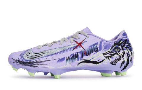 Nike Mercurial Vapor 16 Cushioning Soccer Shoes Unisex Black Gray Purple Green