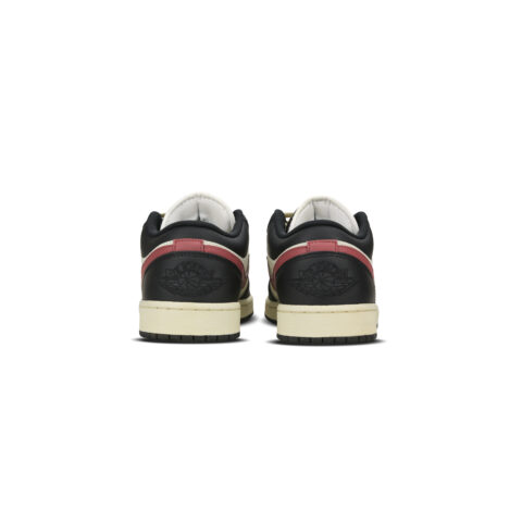 Jordan Air Jordan 1 Abrasion Resistant Low top Vintage Basketball Shoes Women’s Beige Black Red