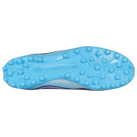 Li Ning MG Multi Ground Slip Resistant Abrasion Resistant Soccer Shoes Men’s Fluorescent Sky Blue