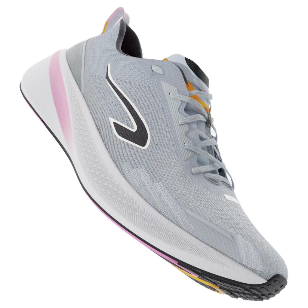 DECATHLON Cushioning Breathable Low top Running Shoes Women’s Gray Pink