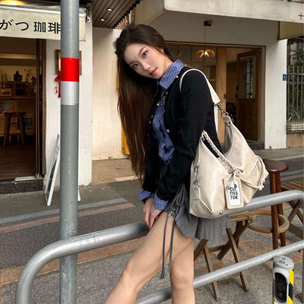 CULTIVATOR Pu Shoulder Bag, Crescent Bag, Shoulder Bag Large Unisex Beige/Brown/Black/Red