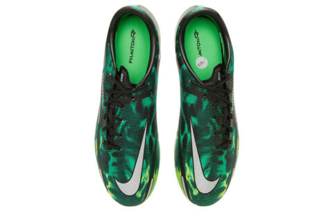 Nike Phantom GT2 Academy SWAG ‘Black Green Strike Metallic Platinum’
