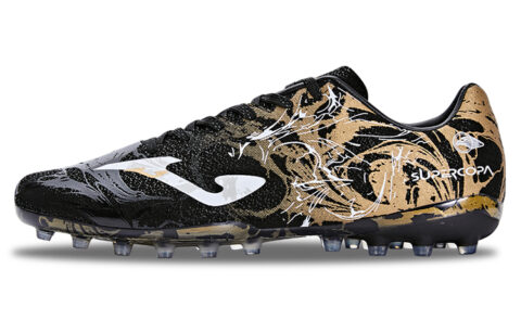 Joma MG Multi Ground Slip Resistant Abrasion Resistant Slip Resistant Abrasion Resistant Soccer Shoes Men’s Black