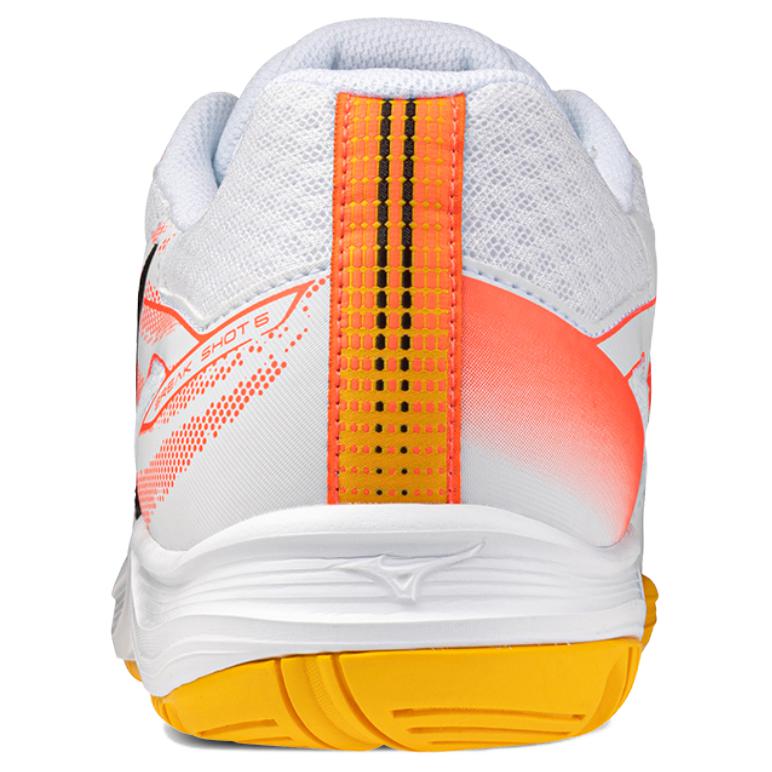 Mizuno BREAK SHOT 5 AC General Training Cushioning Slip Resistant Abrasion Resistant Tennis Shoes Unisex White Orange
