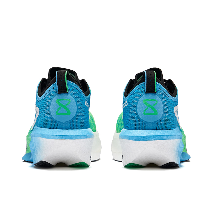 Erke Blue World 3.0 Running Shoes Men’s Low Top Fluorescent Lime Green Pool Blue