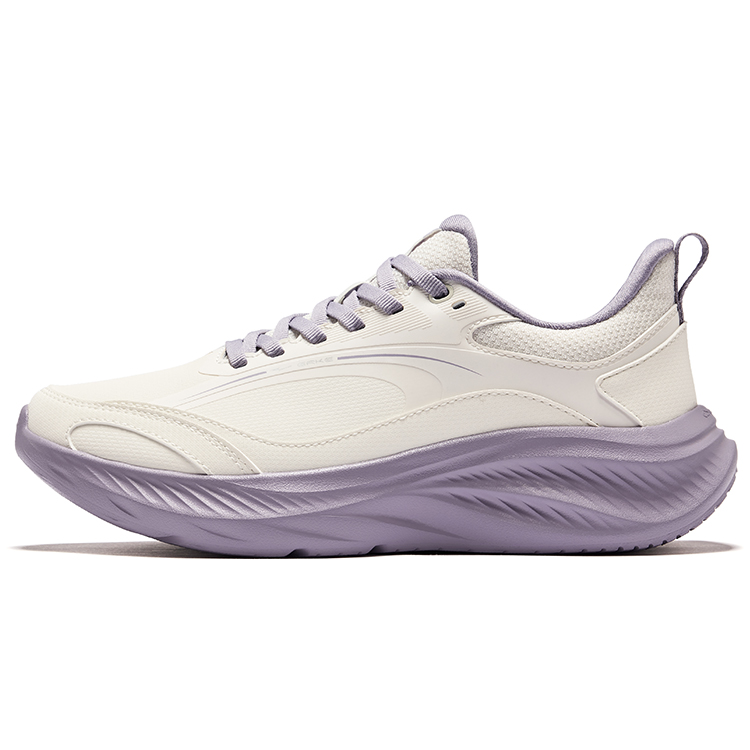 Erke Cushioning Rebound Low top Casual Running Shoes Women’s Microcrystal White