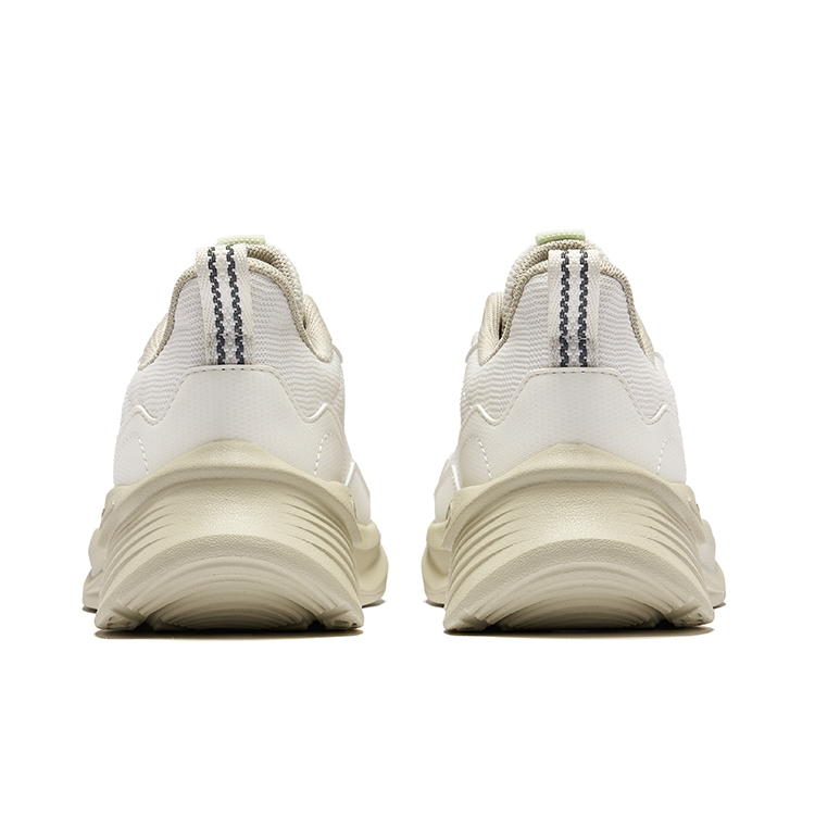 Erke Beling Cushioning Abrasion Resistant Low top Running Shoes Women’s White