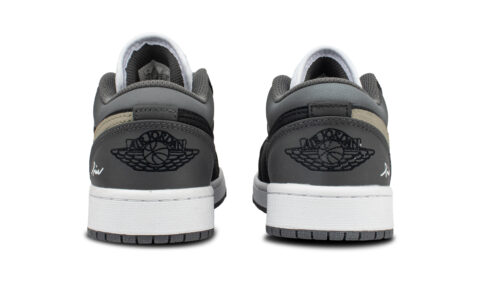 Jordan Air Jordan 1 Luxury Streetwear Low top Vintage Basketball Shoes Unisex Black