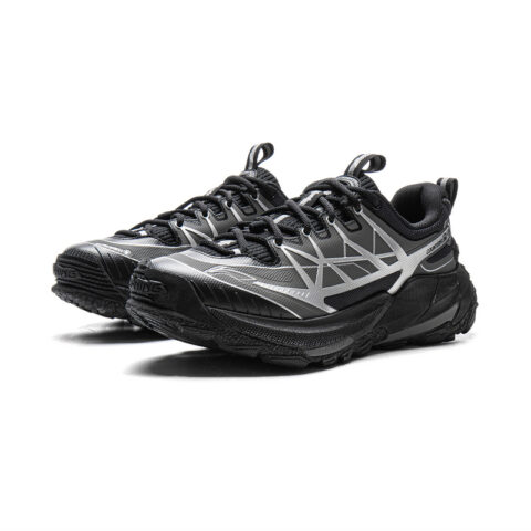 Li Ning Outdoor CF Tracing, Yijie 2.0 TPU Low top Hiking Shoes Unisex Black Silver