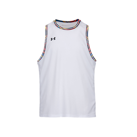 Under Armour Basketball Jersey Men’s White/Multicolor Edge