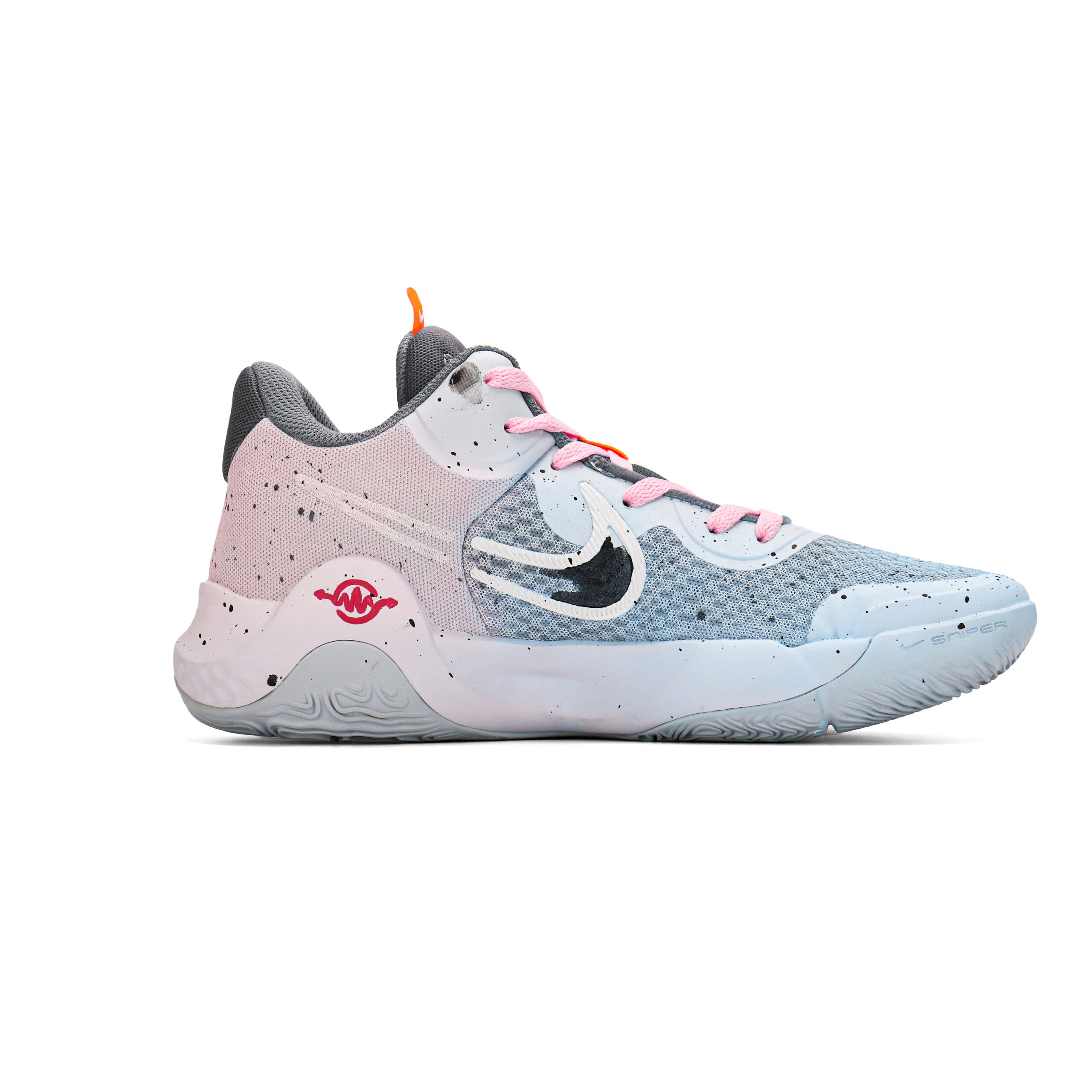 Nike KD Trey 5 IX Basketball Shoes Unisex Mid Top Blue Pink