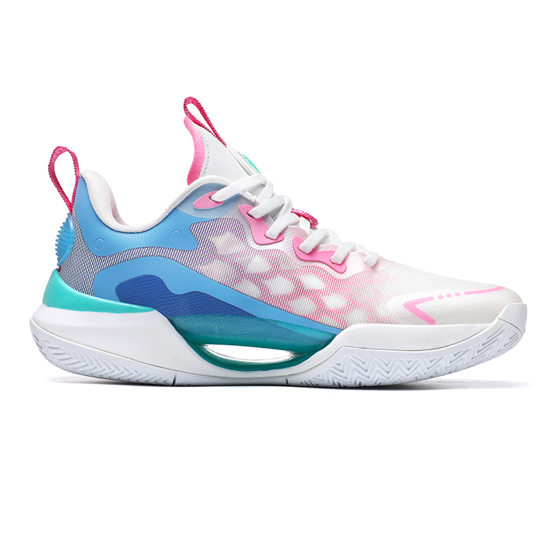 Up Run Basketball Shoes Unisex Peach Wood Pink