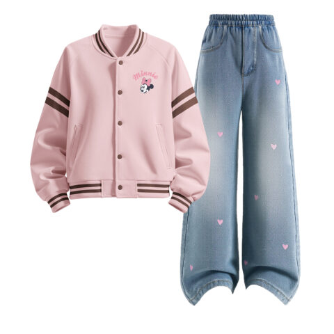 Disney Kids Casual Sportswear Crew Neck Moderate