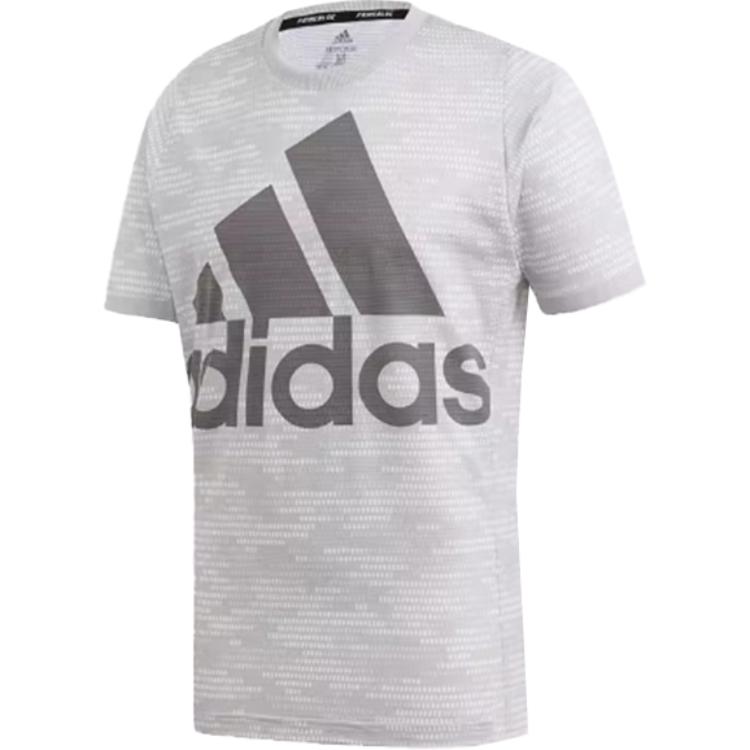 Adidas Tennis Tops Men’s Gray Crew Neck Moderate