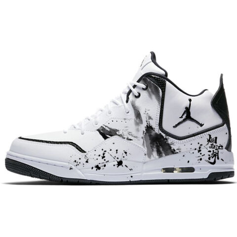 Jordan Courtside 23 Vintage Basketball Shoes Men’s Mid Top White/Black