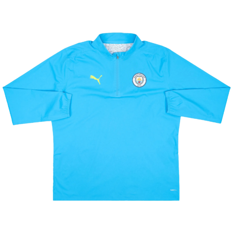 PUMA Manchester City 1/4 Zip Rain Top Soccer Jersey Unisex
