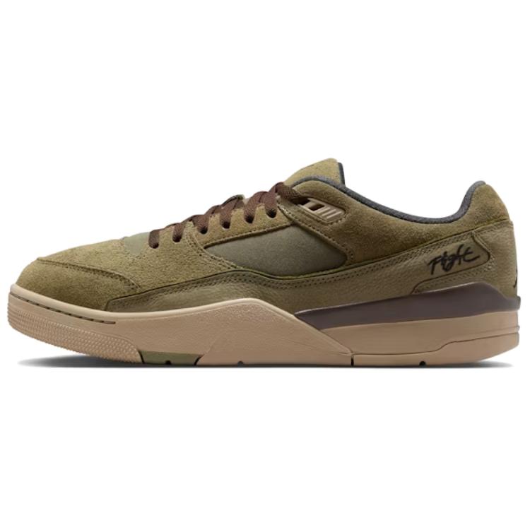 Jordan FLIGHT COURT Vintage Basketball Shoes Men’s Olive Green