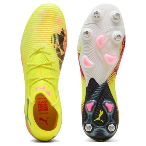 PUMA FUTURE 8 Abrasion Resistant Soccer Shoes Men’s Yellow
