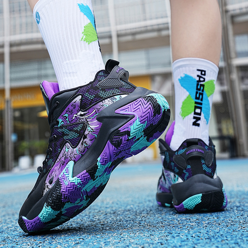 TONYBEAR Breathable Mid top Basketball Shoes Unisex