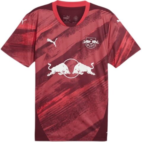 PUMA SS24 RB Leipzig Soccer Jersey Men’s Red