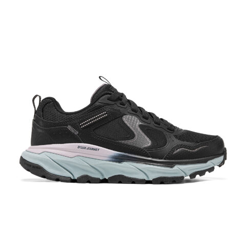 Skechers D’LUX JOURNEY Textile, Synthetic Leather Abrasion Resistant Low top Mountaineering Shoes Women’s Black Green