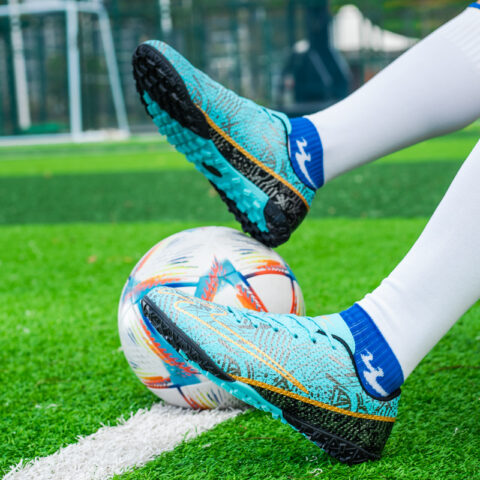 DOUBLE STAR 88 Breathable Lightweight Breathable And Lightweight Soccer Shoes Unisex Black Moon