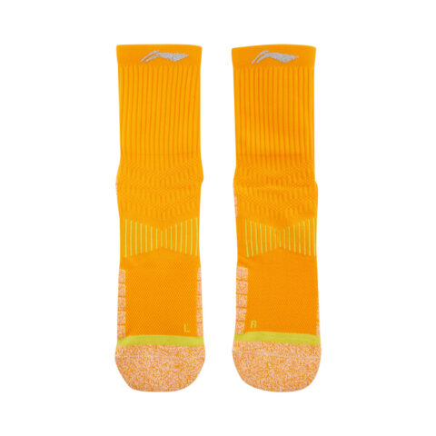Li Ning Running Collection Crew Socks Unisex 1 Pack Chamomile Yellow