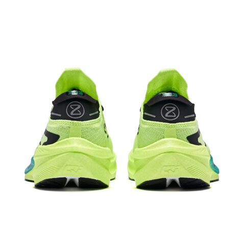 Erke Dust 3.0 Cushioning Rebound Low top Running Shoes Men’s Fluorescent Glossy Finish Green Jet Black