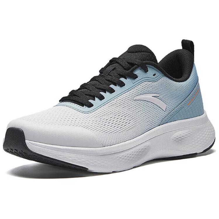 Anta Fabric Abrasion Resistant Slip Resistant Low top Training Shoes Men’s Gray Blue Black