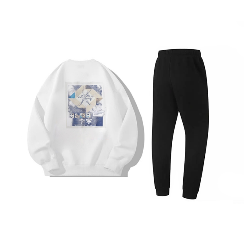 Li Ning Casual Sportswear Unisex White+Black