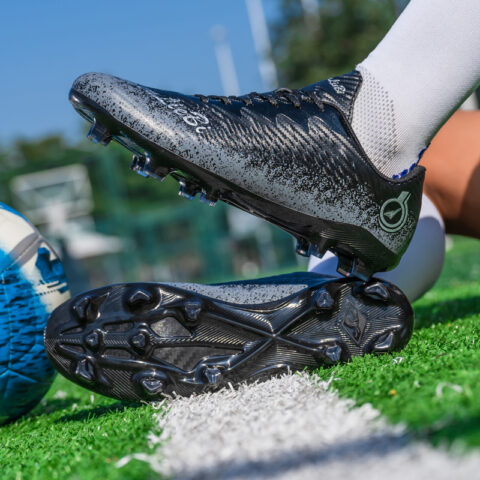 BIANSULONG Soft Ground Cushioning Breathable Support Soccer Shoes Unisex