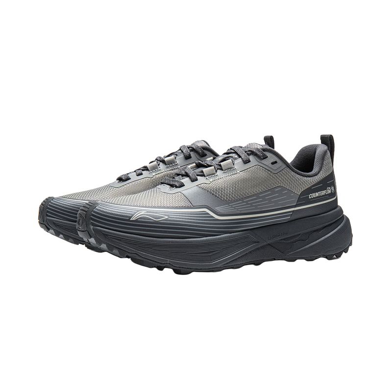 Li Ning Outdoor CF Tracing, Inter Industry Cushioning Abrasion Resistant Rebound Low top Hiking Shoes Unisex