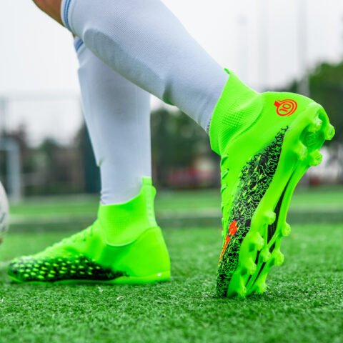 BIANSULONG Soccer Shoes Unisex Low Top Green