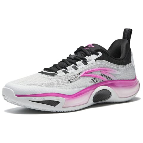 ANTA Fengmang 2 Basketball Shoes Men’s Low Top White Purple