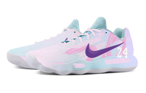 Nike Hyperdunk 2017 Size 24 Pink Snake Cushioning Coverage Support Low top Basketball Shoes Men’s