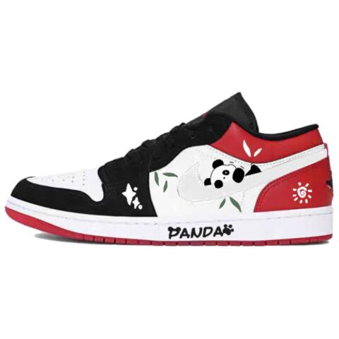 Jordan Air Jordan 1 Vintage Basketball Shoes Unisex Low Top Black/Red