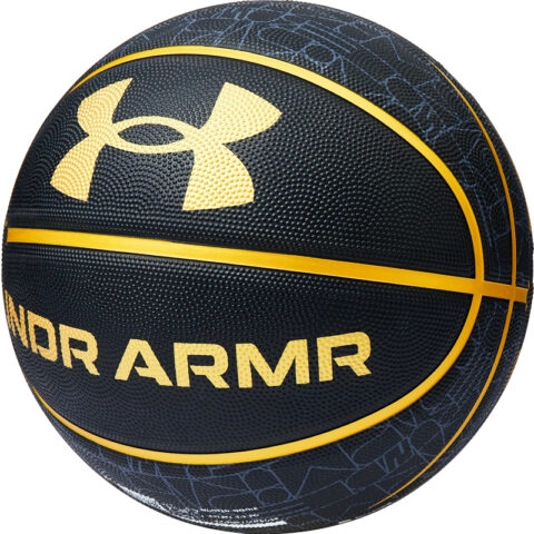 Under Armour Basketball Black Gold Size 7 Ball Training Competition Unisex