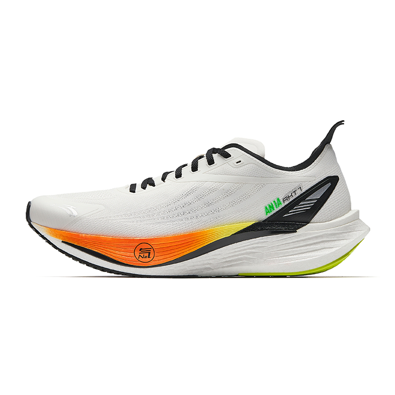 Anta Rocket 7pro Slip Resistant Abrasion Resistant Low top Casual Running Shoes Men's White Black